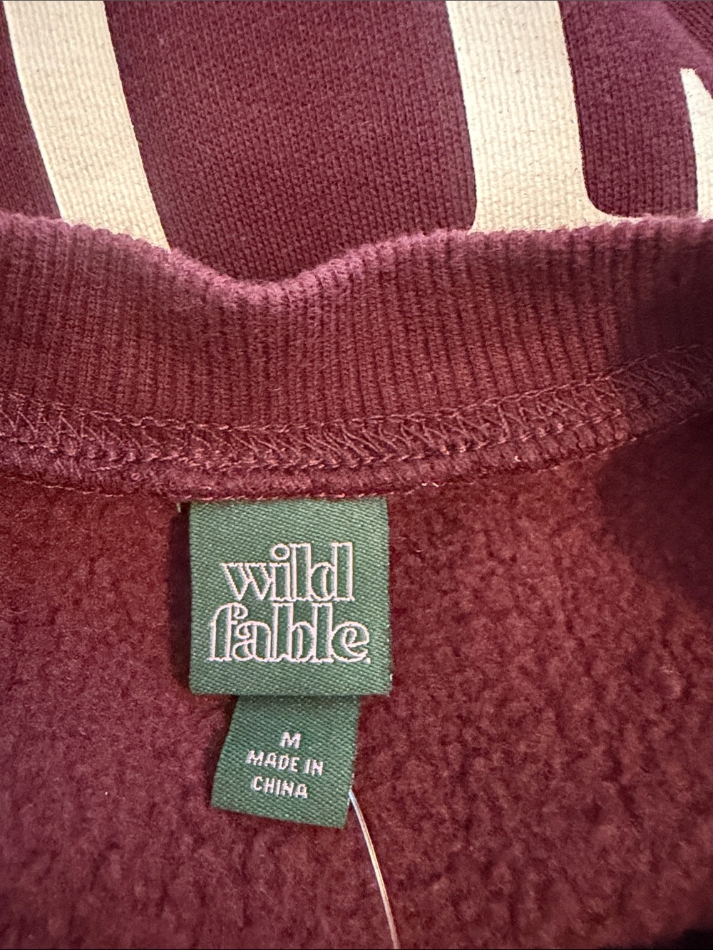 wild fable Burgundy 'Brunch Club' Pullover Sweatshirt - Picture 2 of 7